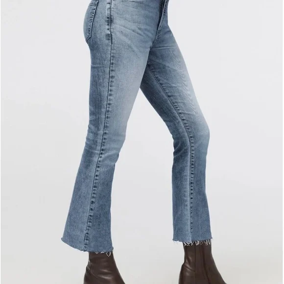 NWT DUER Womens Kick Flare Denim Pant in Beach Blue - Picture 5 of 14